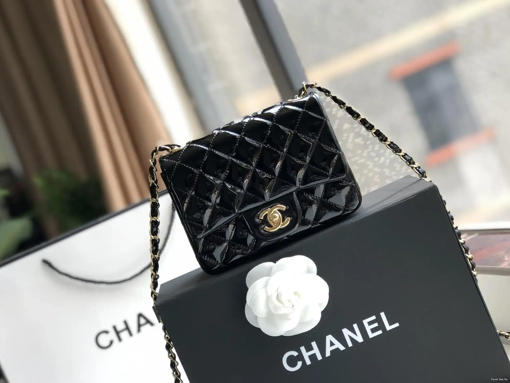 First Bag Ru 17CM CHANEL BAG FLAP 0530